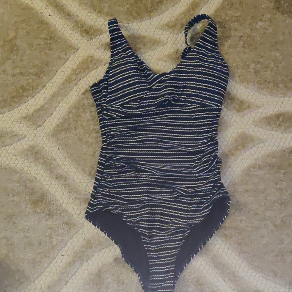 Navy blue swimsuit